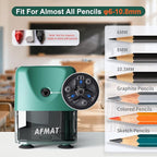 AFMAT Electric Pencil Sharpener, Cordless & Rechargeable, Heavy Duty Classroom - Image 2