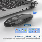 Presentation Clickers, Powerpoint Clicker Wireless Presenter Remote, - Image 3
