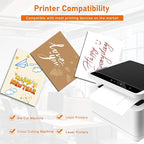 100 Sheets White Cardstock 8.5 x 11 Certificate Paper, 92lb Heavyweight Card - Image 4