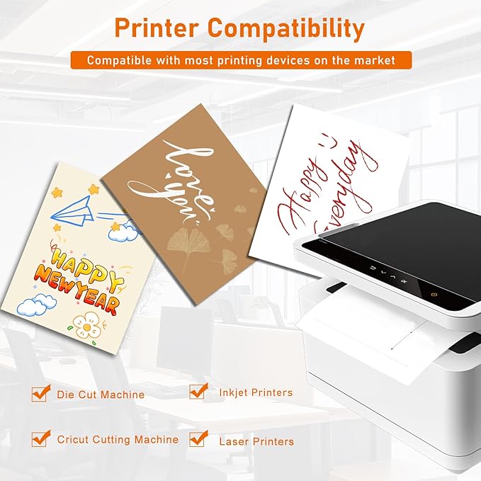100 Sheets Cream Cardstock 8.5 x 11 Off White Paper, 92lb Premium Ivory Paper - Image 4