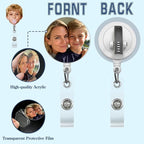 Custom Badge Reel Personalized Retractable ID Badge Holder - Image 5