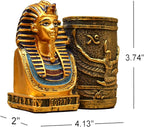 Daisylily Ancient Egyptian Pencil Holder, King Pharaoh Pen Cup, Pen Holder - Image 6
