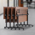 Conference Table Foldable Meeting Tables, Flip Top Mobile Training Table The - Image 8