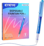EYEYE Disposable Fountain Pens for Writing, Medium Point Stainless Steel Nib - Image 3
