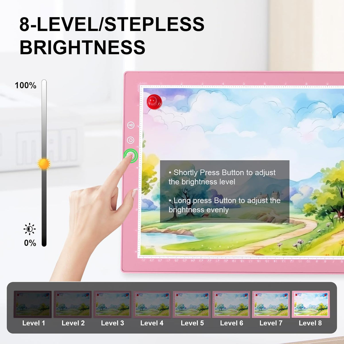 xvv rechargeable tracing board, ultra-thin light pad with, package contents