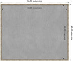 Amanti Art Silver Framed Magnetic Board 42x50 Oversize Vision Board - Image 2