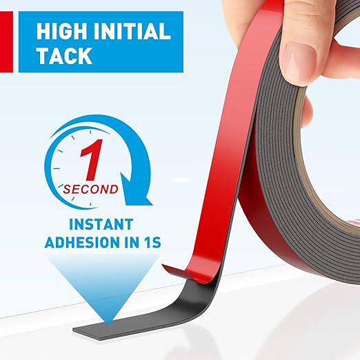 EMITEVER Double Sided Tape Heavy Duty, Tesa Adhesive Mounting Tape Waterproof - Image 3