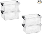 Superio Mini Storage Container Plastic Crayon Box Art Supplies and Sewing Case by Superio