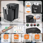 Bonsaii Shredder, 20 Sheets, Operates Continuously - Image 2