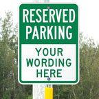 SmartSign 24 x 18 inch Custom “Reserved Parking” Metal Sign - Image 3