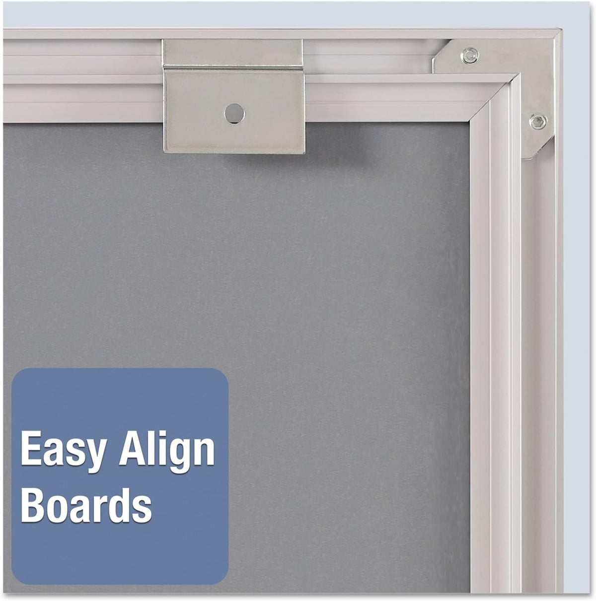 Quartet Matrix Modular Magnetic Whiteboard, 16" x 16", Includes Tra...