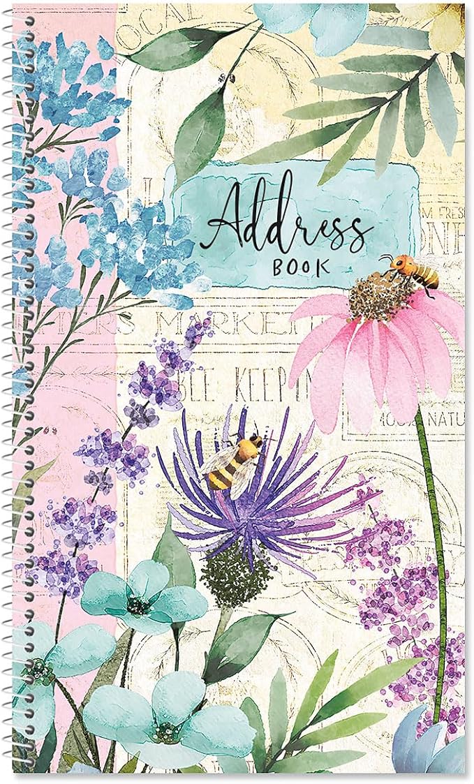 Current Wildflower Sanctuary Address Book-94 Pages;Small 5" x 8-1/2" Size by Current