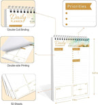 To Do List Notebook Daily Planner A5 CheckList Pad 52 Sheets, 5.9" x 8.2" Daily - Image 4
