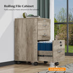 VINGLI 3-Drawer File Cabinet - Image 7