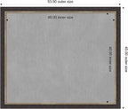 Amanti Art Black Framed Magnetic Board 45x53 Oversize Vision Board - Image 4