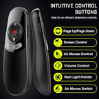 2 in 1 USB Type C Presentation Clicker Air Mouse - Image 2