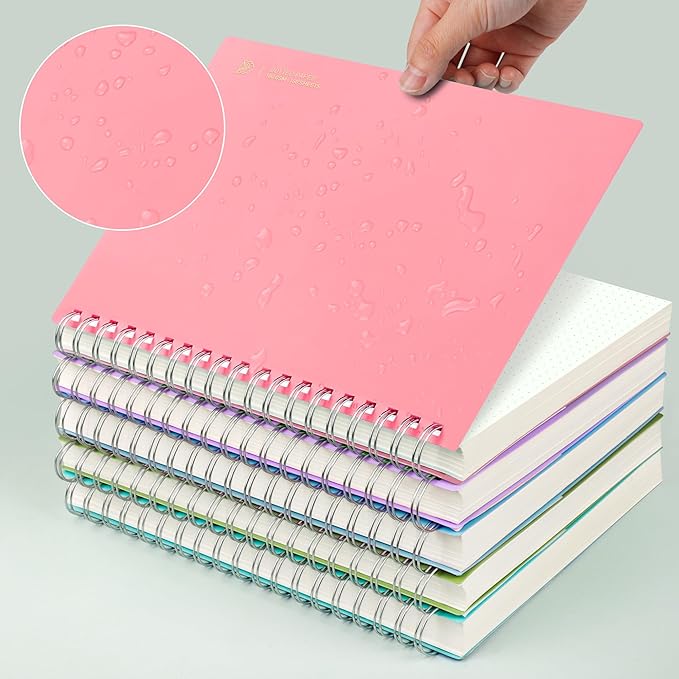 EMSHOI B5 Spiral Notebook Bullet Dotted journal, Large 7.48" X 10.15", 300 - Image 5