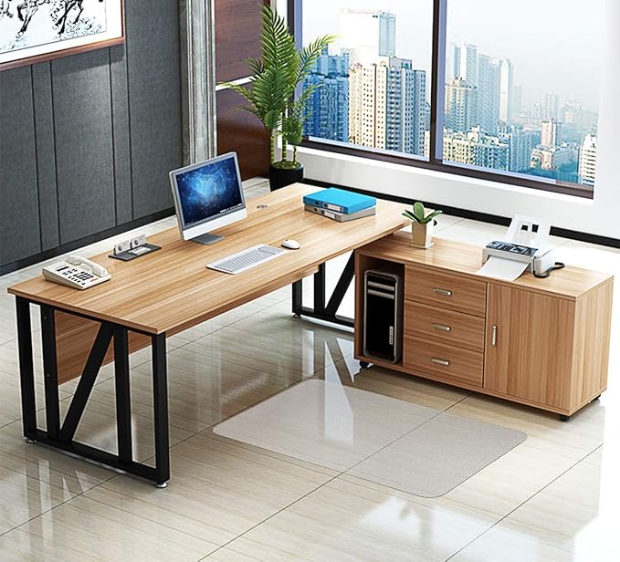 Office Chair Mat for Hardwood Floor, 48”x 30” Vinyl Desk Chair Mat Clear Floor - Image 8