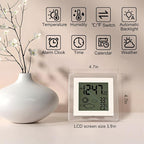 VOILEIPAGI Small Clock Digital Battery Operated Alarm Clock - Image 6