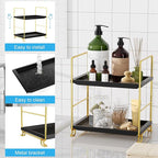 FSyueyun 2-Tier Bathroom Countertop Organizer, Tool-Less Installation Premium - Image 3