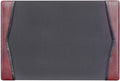 Dacasso Burgundy Leather 25.5" x 17.25" Side Rails Desk Pad by Dacasso