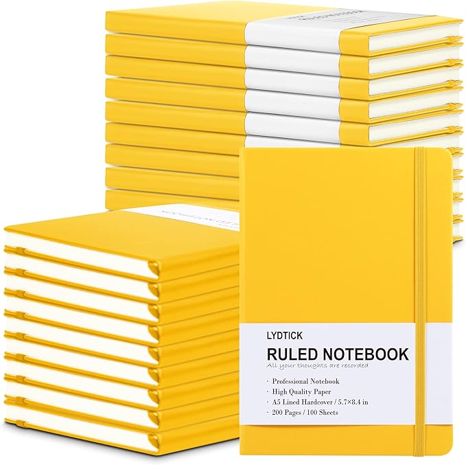 LYDTICK 20 Pack Journals for Writing College Ruled Notebooks Journal in Bulk by LYDTICK