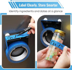 Kitchen Tape Dispenser for Labeling, Fits 0.94" Painter's Tape, Wall Mounted - Image 4