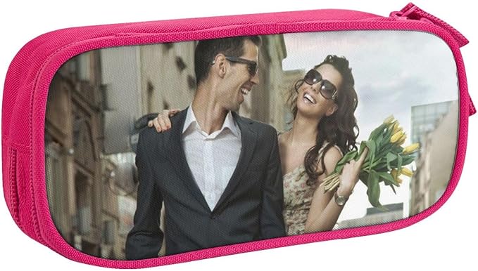 Nigmuye Custom Pencil Case Personalized Add Photo Text Pen Bag Large Capacity - Image 2