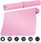Boutilon Leather Desk Pad Protector, Non-Slip Mouse Pad, Laptop Desk Pad - Image 3
