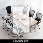 Kuyal Clear Chair mat for Hardwood Floor 30 x 48 inches Transparent Floor Mats - Image 7