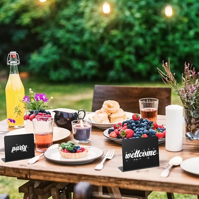 24 Pcs Mini Chalkboard Signs - Image 6