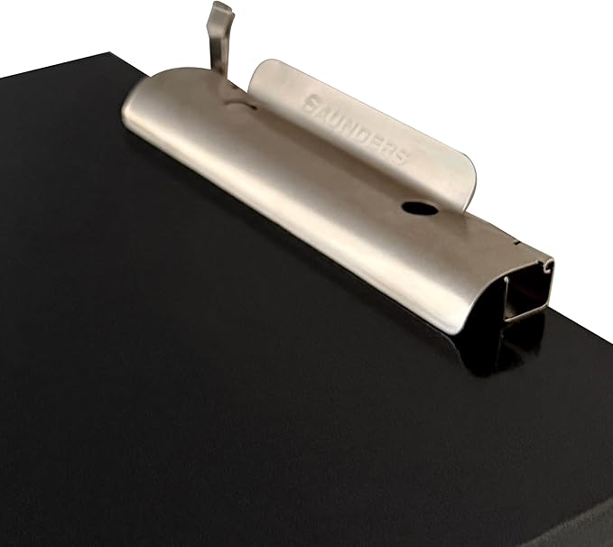 Saunders Metal Clipboard with Storage, Letter Size Paper Organizer, Steel Clip - Image 5