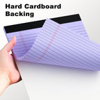 AILZFEI Purple Legal Pad Note Pads 8.5 x 11 inch, Wide Ruled, 30 Sheets/Pad - Image 6