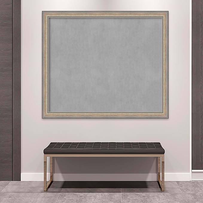 Amanti Art Silver Framed Magnetic Board 45x53 Oversize Vision Board - Image 5