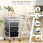 RELAX4LIFE 6-Drawer Rolling Storage Cart - Image 4