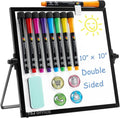 Small Magnetic Desktop White Board – Portable Mini Easel Dry Erase Whiteboard by TSJOFFICE