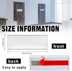 Therwen 6 Pcs Aluminum Office Name Plate Holder - Image 2