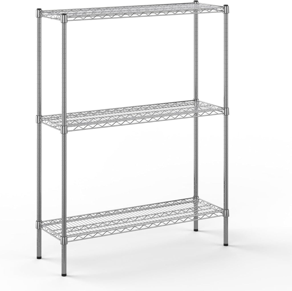 Regal Altair 14" Deep x 42" Wide x 54" Height Wire Shelving Kit | 3-Tier | NSF