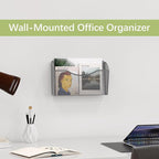 EasyPAG Single Pocket Wall File Organizer, Mesh Hanging File Folder Organizer - Image 3