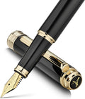 MCNTEIK 317 Fountain Pen, Stunning Luxury Piano Lacquer, 18K Gilded Nib by Mcnteik
