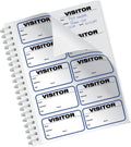 Threshold Visitor Badge Sign-in Book | Name Tag Stickers | Hospital, &
