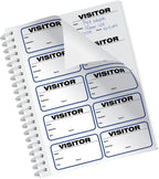 Threshold Visitor Badge Sign-in Book | Name Tag Stickers | Hospital, & by ThresholdVisitorManagement