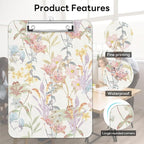 Luminzo Plastic Cute Clipboard Low-Profile Metal Clip, A4 Letter Size 9 x 12.5 - Image 6
