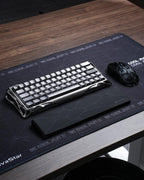 GravaStar 60% Keyboard Wrist Rest Pad, 32.7 * 72.5 * 20mm / 12.9 * 2.85 * 0.79 inch, Compatible Mercury V60 Series and Other 60% Keyboards - Black