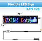 Double Row Scrolling LED Sign, Programmable Flexible LED Matrix Panel, DIY Text - Image 3