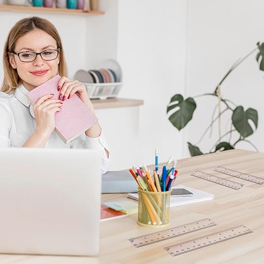 150 Pcs 6 Inch Ruler Clear Plastic Rulers Bulk - Image 4
