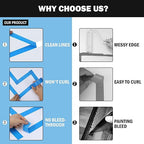 EFOK Blue Painters Tape 1.41 Inch Bulk - Image 4