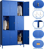 SUPEER 9 Doors Metal Locker for Employees - Image 4