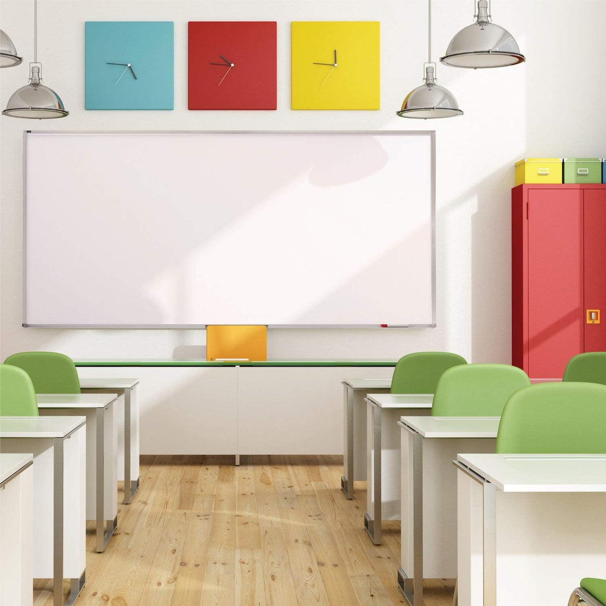 Quartet Magnetic Dry Erase White Board, 120"W x 48"H Whiteboard, Po...