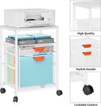 Marbrasse Rolling File Cart - Image 6